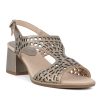 Woman CALLAGHAN Sandals | Candal Platino | Peter Sheppard Footwear