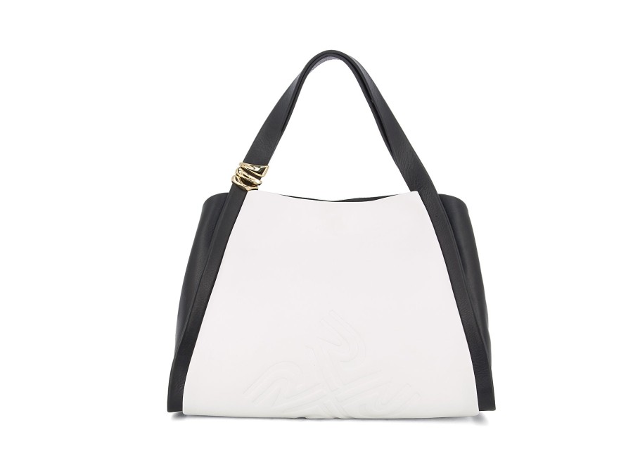 Woman ROBERT PIETRI Handbags & Wallets | 1266 Hb White~Black | Peter Sheppard Footwear