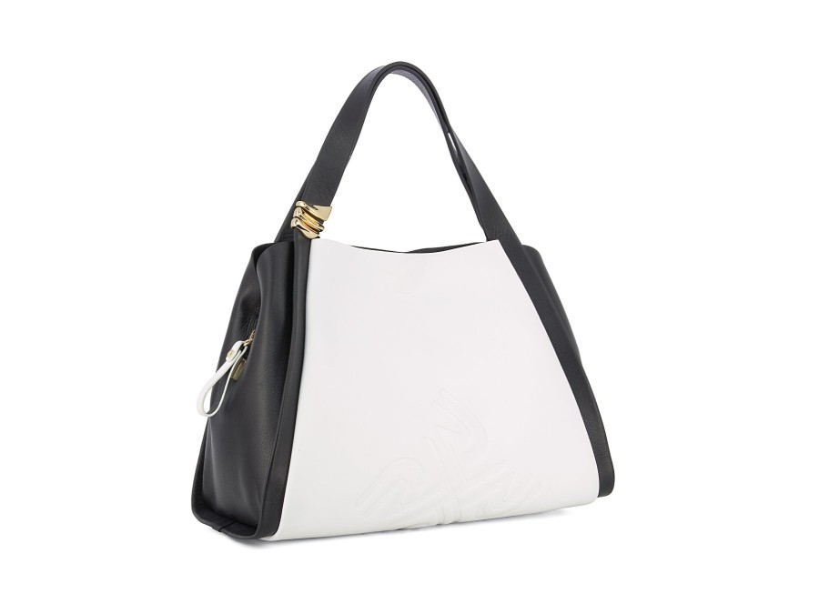 Woman ROBERT PIETRI Handbags & Wallets | 1266 Hb White~Black | Peter Sheppard Footwear