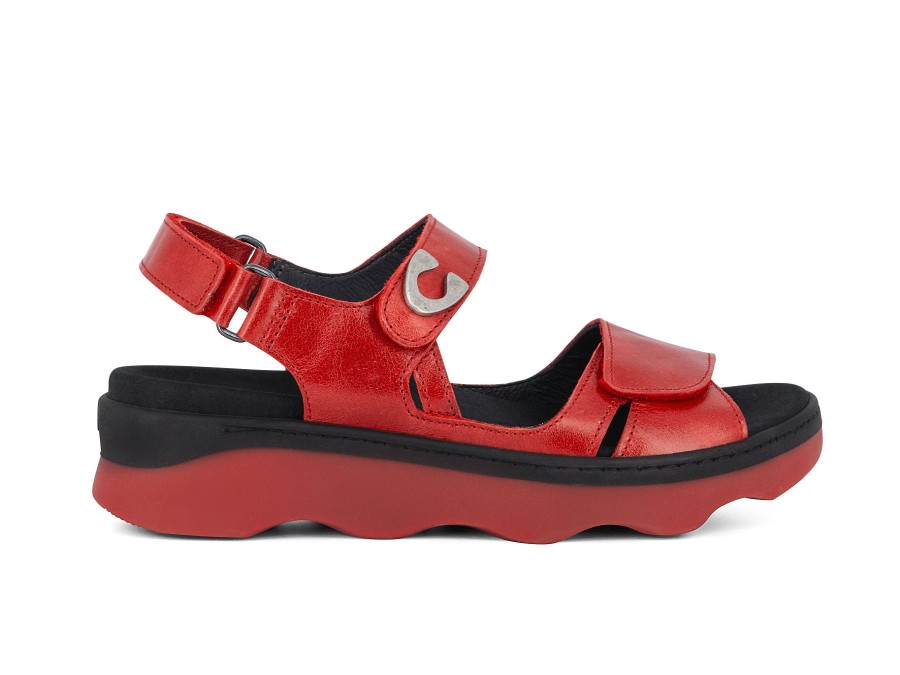 Woman WOLKY Sandals | Futura Red | Peter Sheppard Footwear