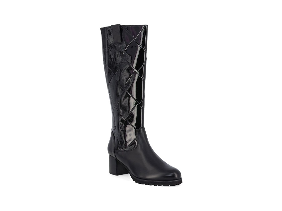 Woman LORBAC Long Boots | Lakota Black | Peter Sheppard Footwear