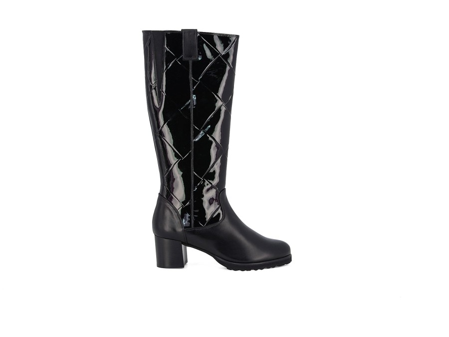 Woman LORBAC Long Boots | Lakota Black | Peter Sheppard Footwear