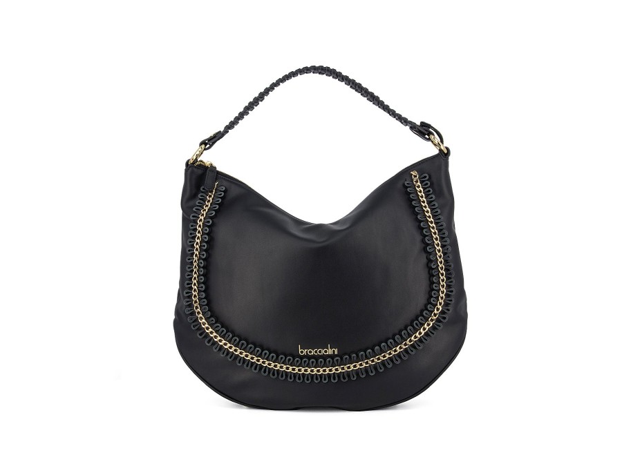 Woman BRACCIALINI HANDBAGS Handbags & Wallets | B 16921 Black | Peter Sheppard Footwear