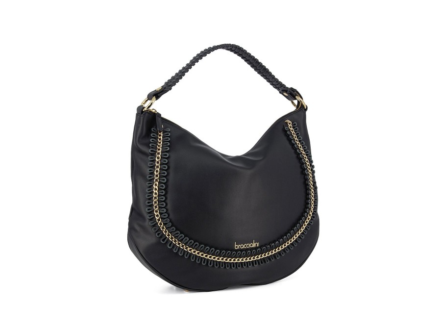 Woman BRACCIALINI HANDBAGS Handbags & Wallets | B 16921 Black | Peter Sheppard Footwear