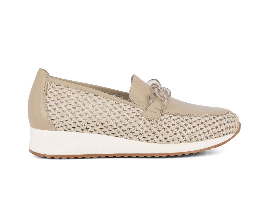 Woman PETER SHEPPARD Slip-Ons | Jenesis Beige | Peter Sheppard Footwear