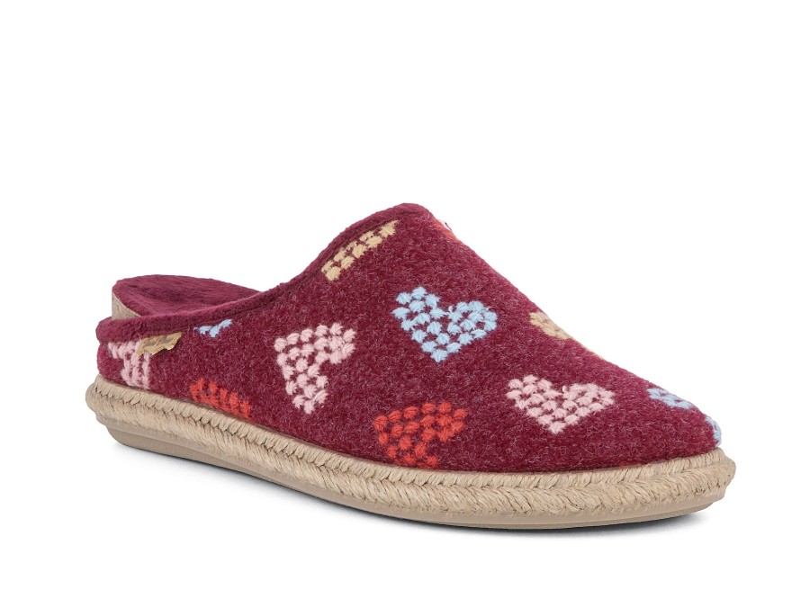 Woman TONI PONS Slippers | Talavera Red | Peter Sheppard Footwear