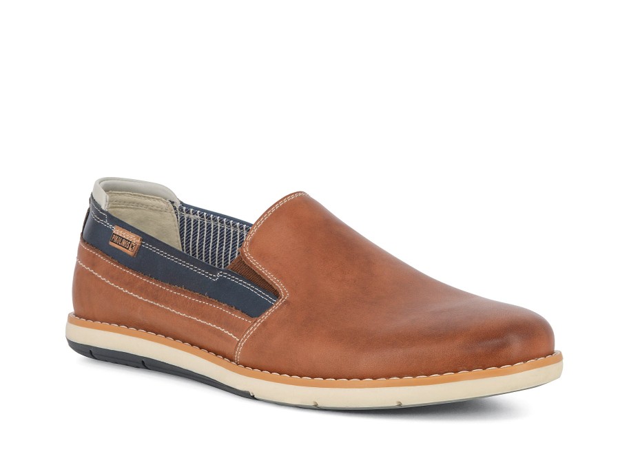 Man PIKOLINOS Slip Ons | M4E-3107C1 Brandy | Peter Sheppard Footwear