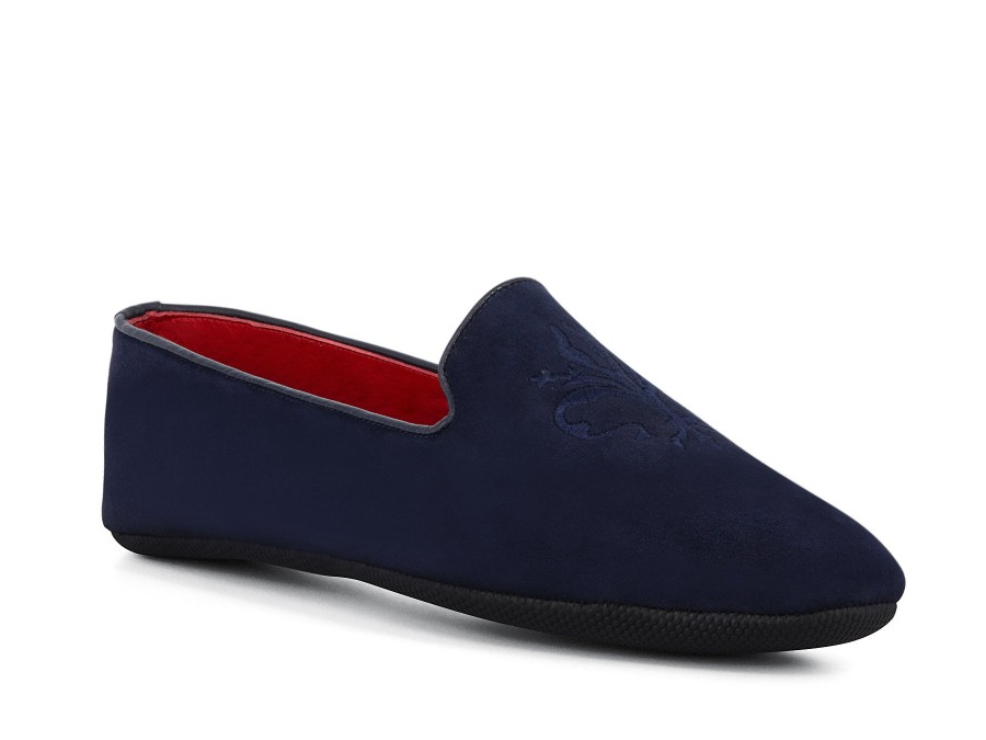 Woman GEDA SLIPPERS Slippers | Fiorentina Navy | Peter Sheppard Footwear