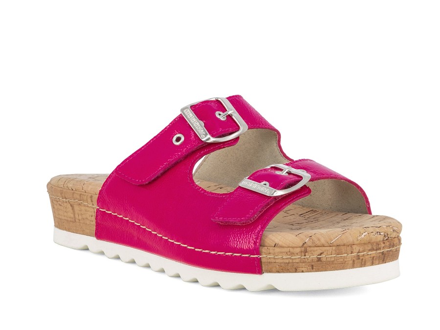 Woman WALDLAUFER Slides | Wilsona Pink | Peter Sheppard Footwear