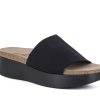 Woman MUNRO Slides | Nalia Black | Peter Sheppard Footwear