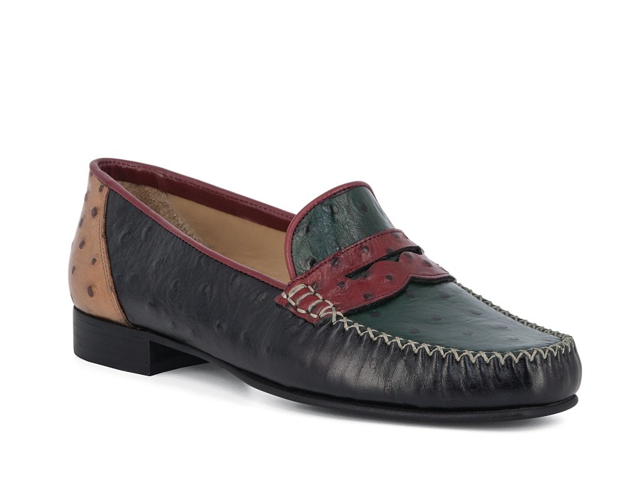 Woman LOGGIA Loafers | Larino Autumn Multi | Peter Sheppard Footwear