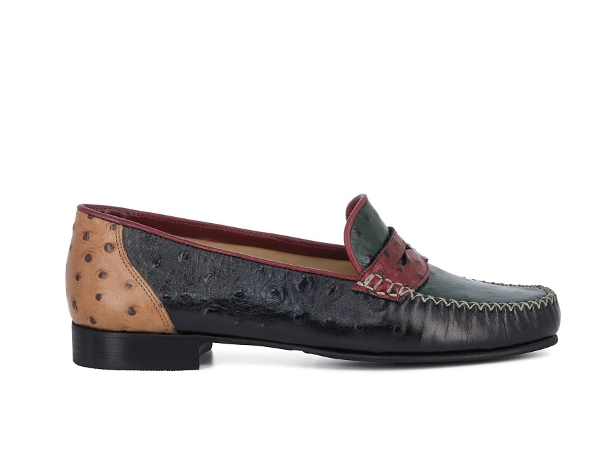 Woman LOGGIA Loafers | Larino Autumn Multi | Peter Sheppard Footwear