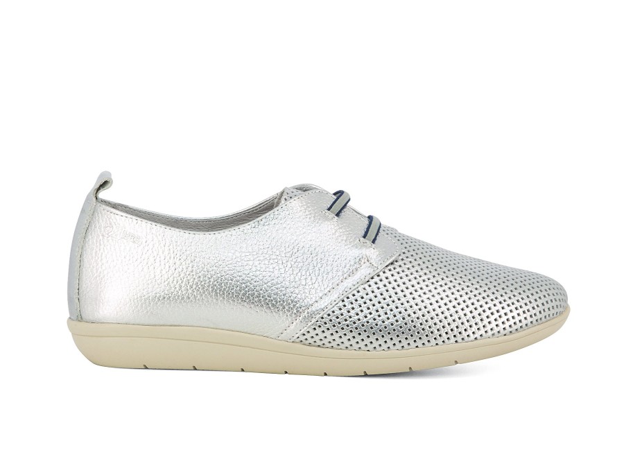 Woman 24HRS Slip-Ons | 25640 Silver | Peter Sheppard Footwear