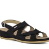 Woman VITAL Sandals | 0633 Black Print | Peter Sheppard Footwear