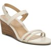 Woman VIONIC Wedges | Emmy-V Cream | Peter Sheppard Footwear