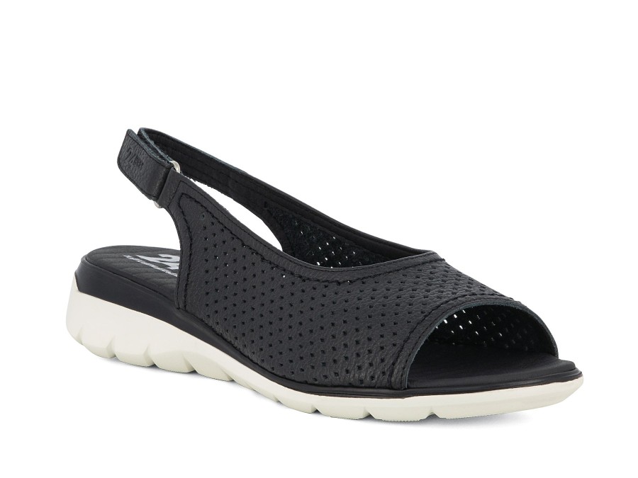 Woman 24HRS Sandals | 25686 Black | Peter Sheppard Footwear