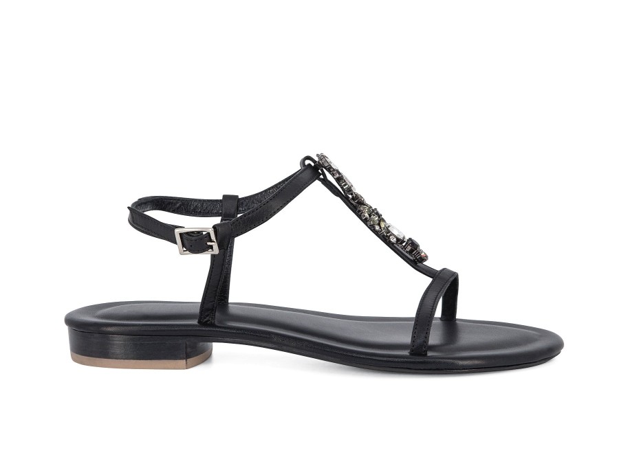 Woman VIA MERCANTI Sandals | Violetta Black | Peter Sheppard Footwear