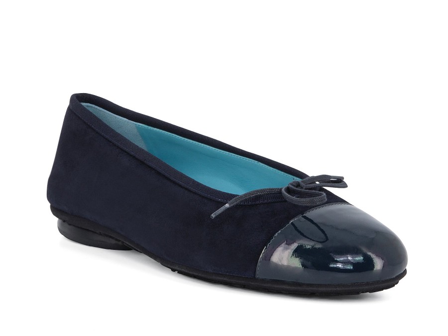 Woman THIERRY RABOTIN Ballerina Flats | Tyanna Navy | Peter Sheppard Footwear