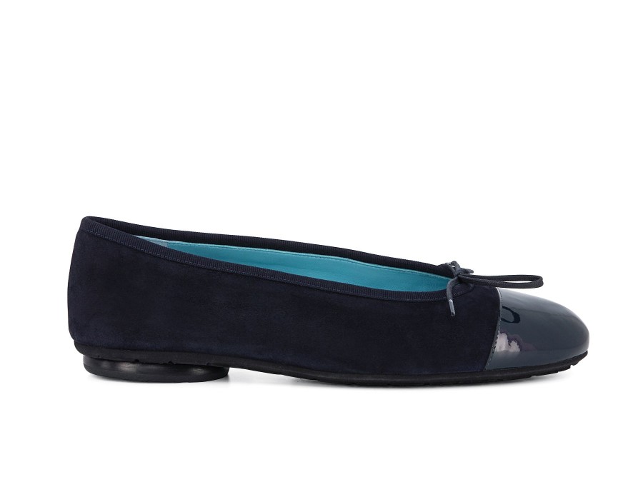 Woman THIERRY RABOTIN Ballerina Flats | Tyanna Navy | Peter Sheppard Footwear