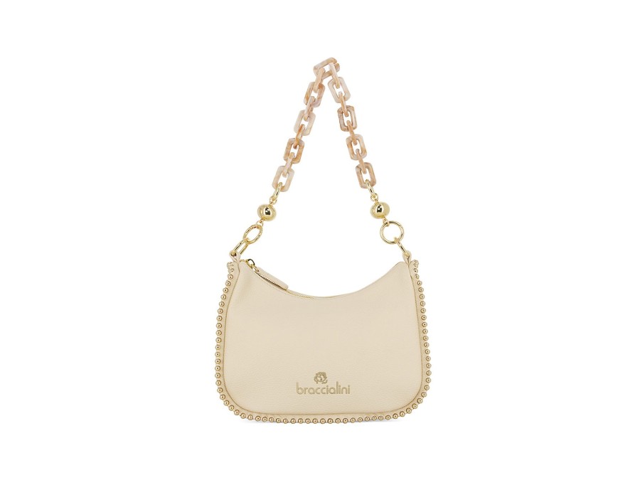 Woman BRACCIALINI HANDBAGS Handbags & Wallets | Hb 17165 Cream | Peter Sheppard Footwear