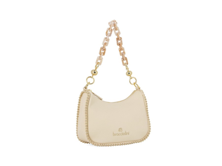 Woman BRACCIALINI HANDBAGS Handbags & Wallets | Hb 17165 Cream | Peter Sheppard Footwear