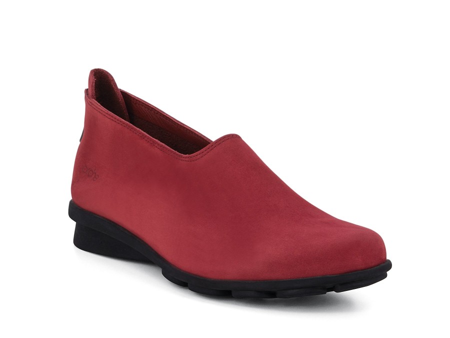 Woman ARCHE Slip-Ons | Denako Dark Red | Peter Sheppard Footwear