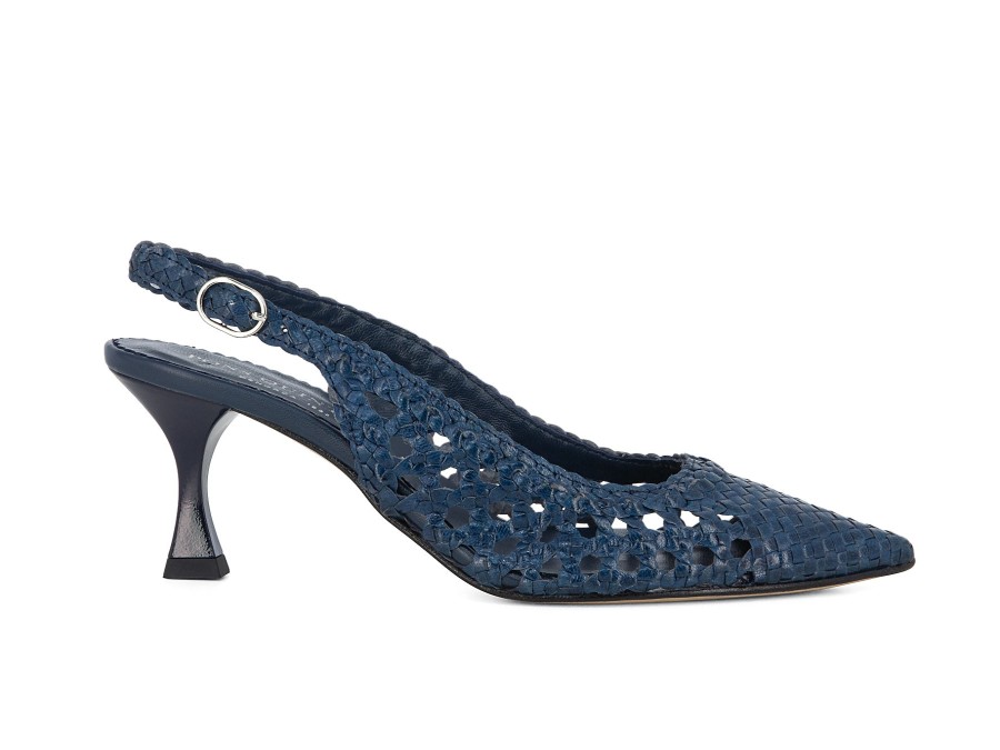 Woman PONS QUINTANA Heels | Helena 2 Navy | Peter Sheppard Footwear