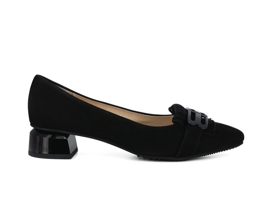 Woman BRUNATE Heels | Bennett Black | Peter Sheppard Footwear