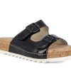 Woman WALDLAUFER Slides | Wilsona Black | Peter Sheppard Footwear