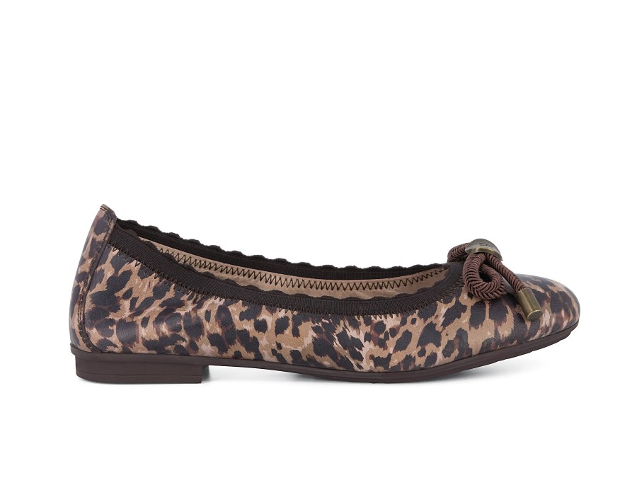 Woman HISPANITAS Ballerina Flats | Harmer Leopard | Peter Sheppard Footwear