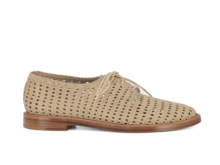 Woman PONS QUINTANA Lace-Ups | Maravilla Cream | Peter Sheppard Footwear