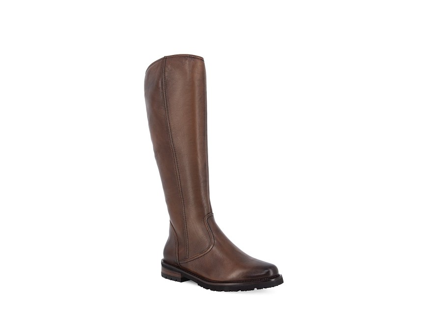 Woman EVERYBODY Long Boots | Noccio Brandy | Peter Sheppard Footwear