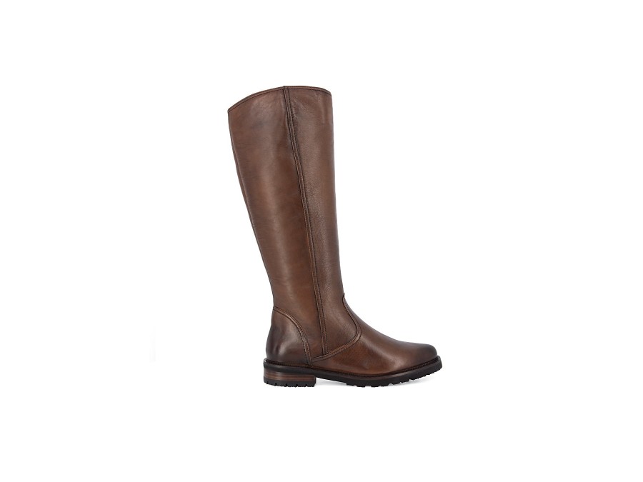 Woman EVERYBODY Long Boots | Noccio Brandy | Peter Sheppard Footwear