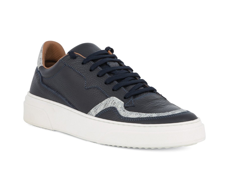 Man CALPIERRE SPORT Sneakers | Comit Black~Grey | Peter Sheppard Footwear