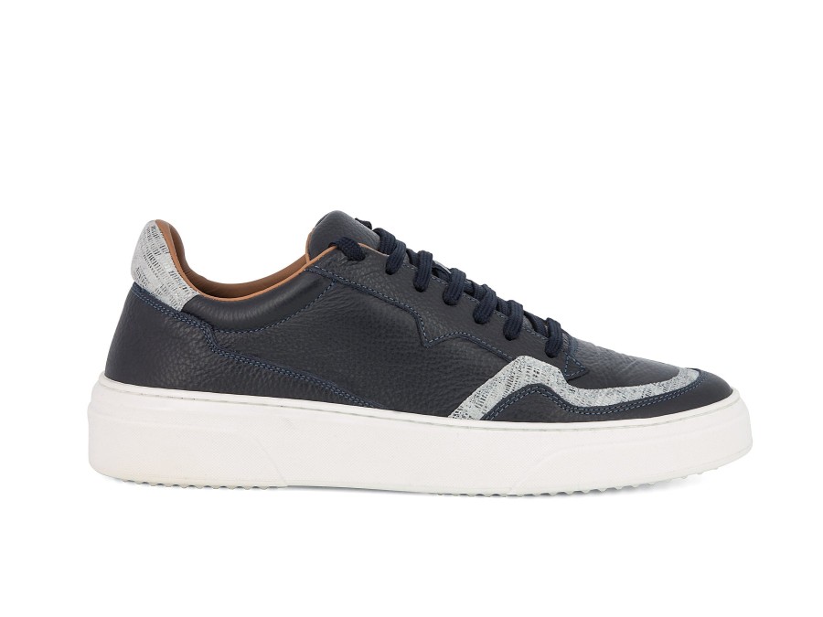 Man CALPIERRE SPORT Sneakers | Comit Black~Grey | Peter Sheppard Footwear