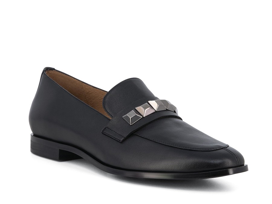 Woman LODI Ballerina Flats | Leona Black | Peter Sheppard Footwear