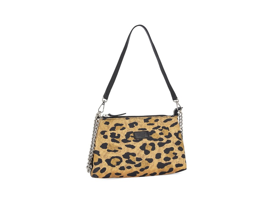 Woman BISBAGS Handbags & Wallets | Nardelina Leopard~Black | Peter Sheppard Footwear