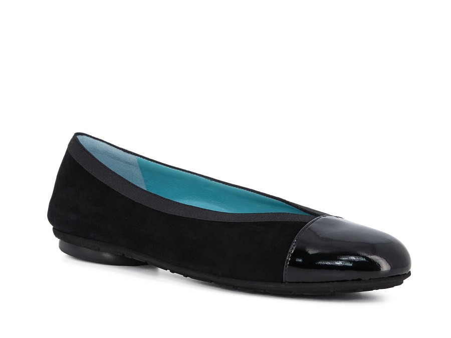 Woman THIERRY RABOTIN Ballerina Flats | Tiflis Black | Peter Sheppard Footwear