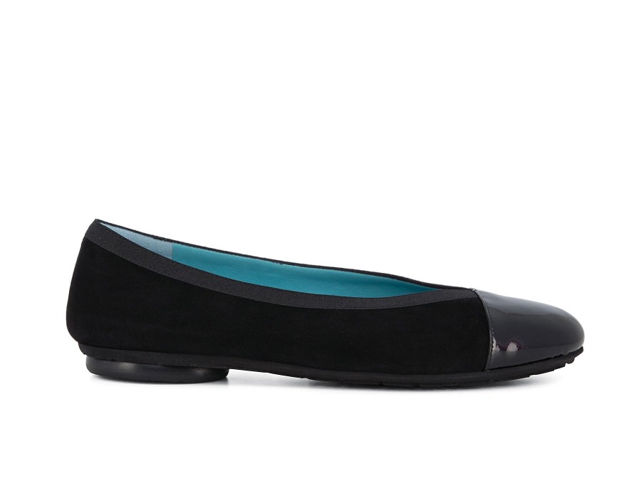 Woman THIERRY RABOTIN Ballerina Flats | Tiflis Black | Peter Sheppard Footwear