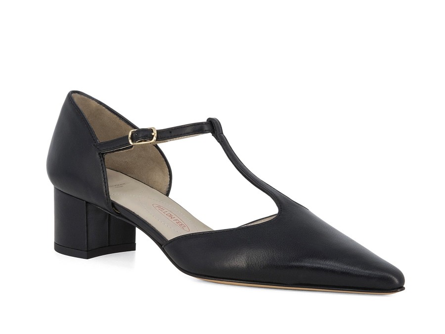 Woman AMALFI Heels | Pipistrello Black | Peter Sheppard Footwear