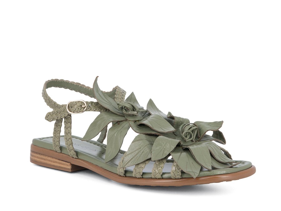 Woman PONS QUINTANA Sandals | Iris 2 Sage | Peter Sheppard Footwear