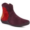 Woman THINK! Ankle Boots | Trestia Wine | Peter Sheppard Footwear