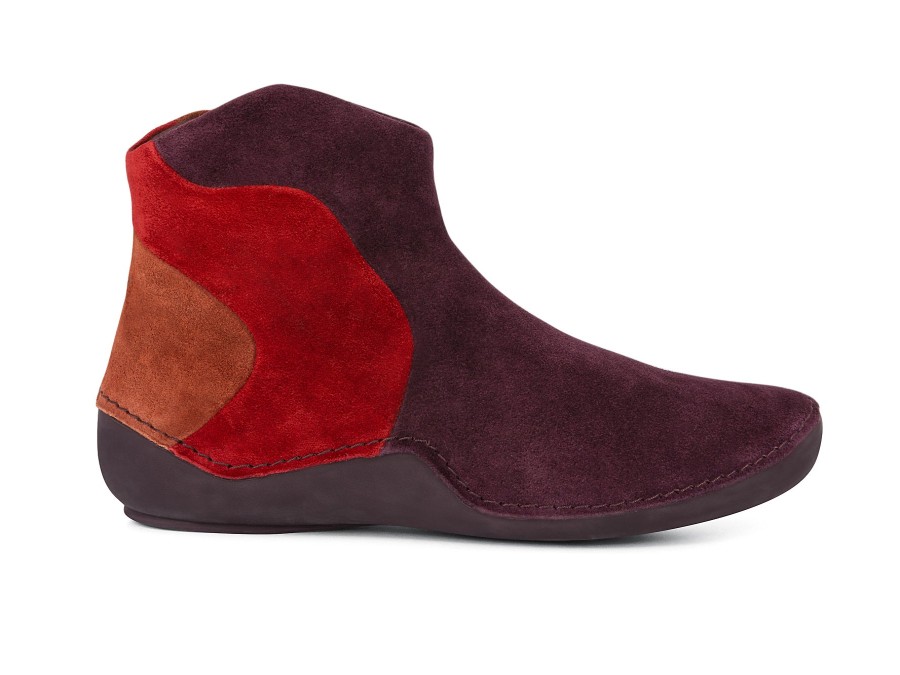 Woman THINK! Ankle Boots | Trestia Wine | Peter Sheppard Footwear