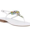 Woman VIA MERCANTI Sandals | Vanessa 2 White | Peter Sheppard Footwear