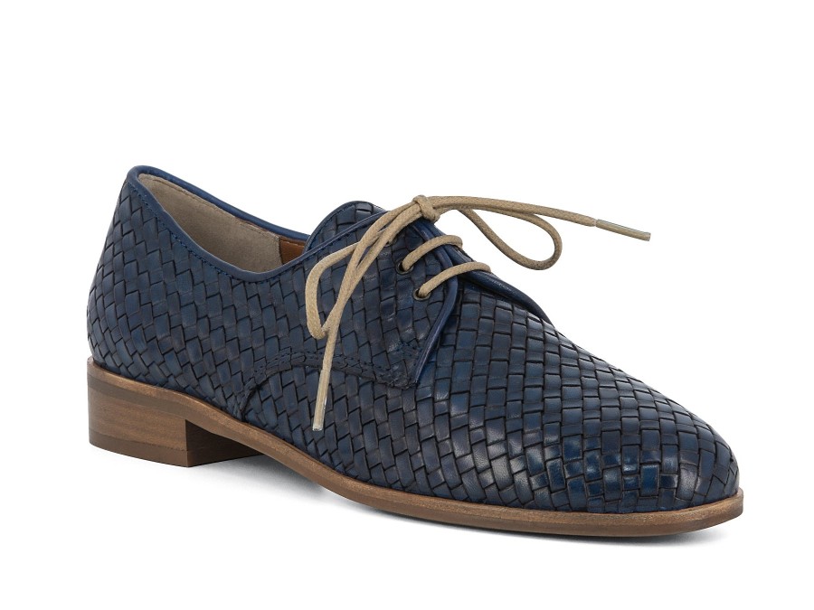 Woman EVERYBODY Lace-Ups | Agasta China Blue | Peter Sheppard Footwear