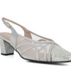 Woman PIESANTO Heels | Paletron Silver | Peter Sheppard Footwear