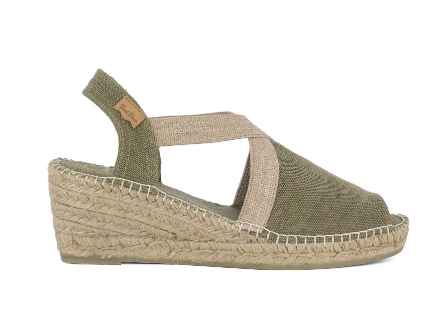 Woman TONI PONS Espadrilles | Breda Khaki | Peter Sheppard Footwear