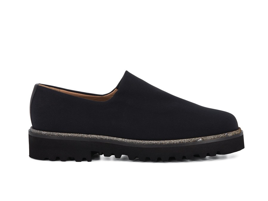 Woman VIA MERCANTI Slip-Ons | Vuola Black | Peter Sheppard Footwear