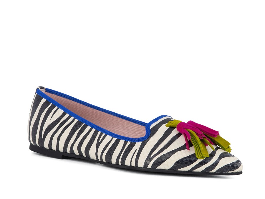 Woman PRETTY BALLERINAS Ballerina Flats | Margit Zebra | Peter Sheppard Footwear