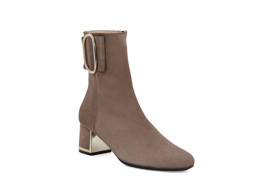 Woman ZOCAL Ankle Boots | Zucca Taupe | Peter Sheppard Footwear